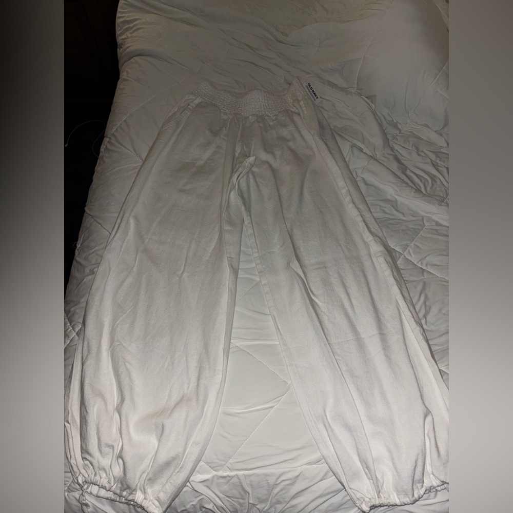 Old Navy Women's White Joggers
